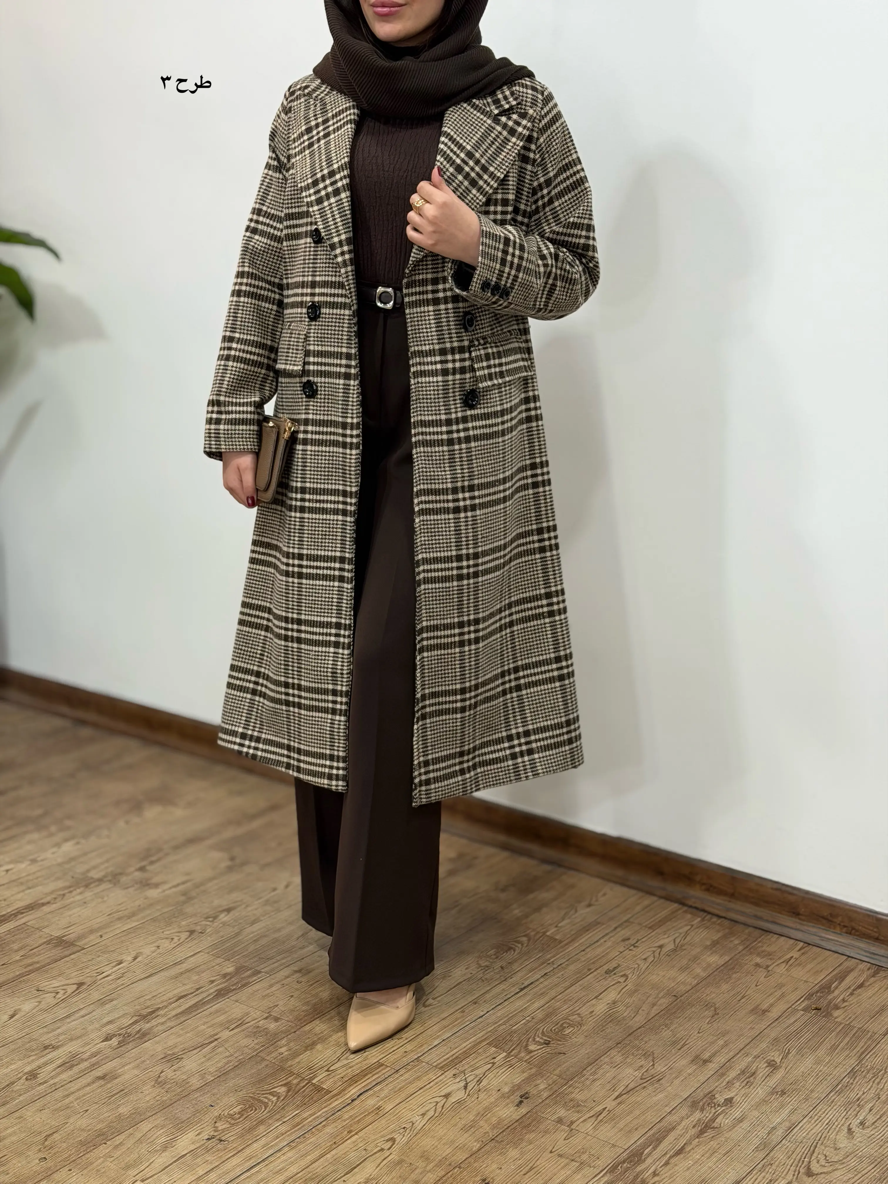 پالتو پشمی آستردار آیسو ناردین